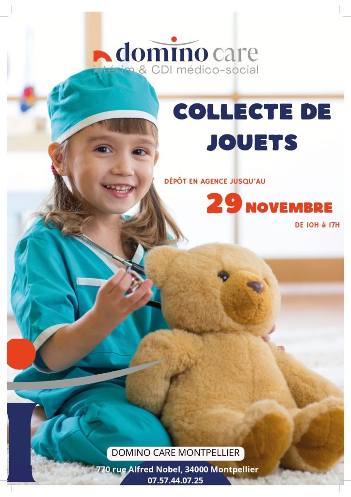 Collecte jouets Domino Care Montpellier